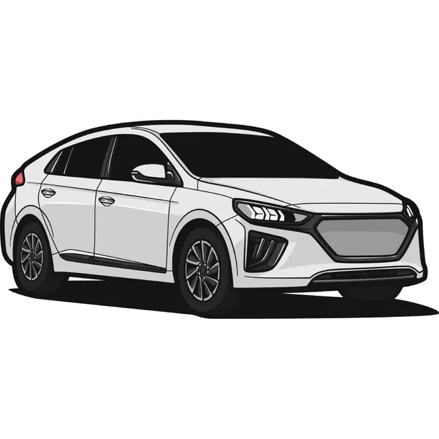 Grafik eines Elektroautos