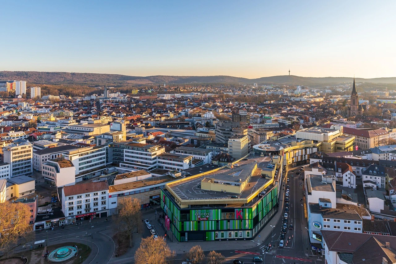 Stadtansicht von Kaiserslautern