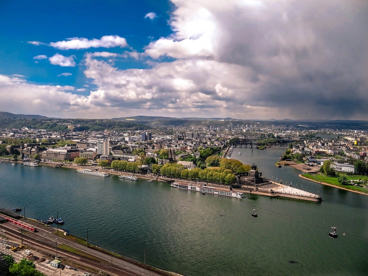 Stadtansicht von Koblenz