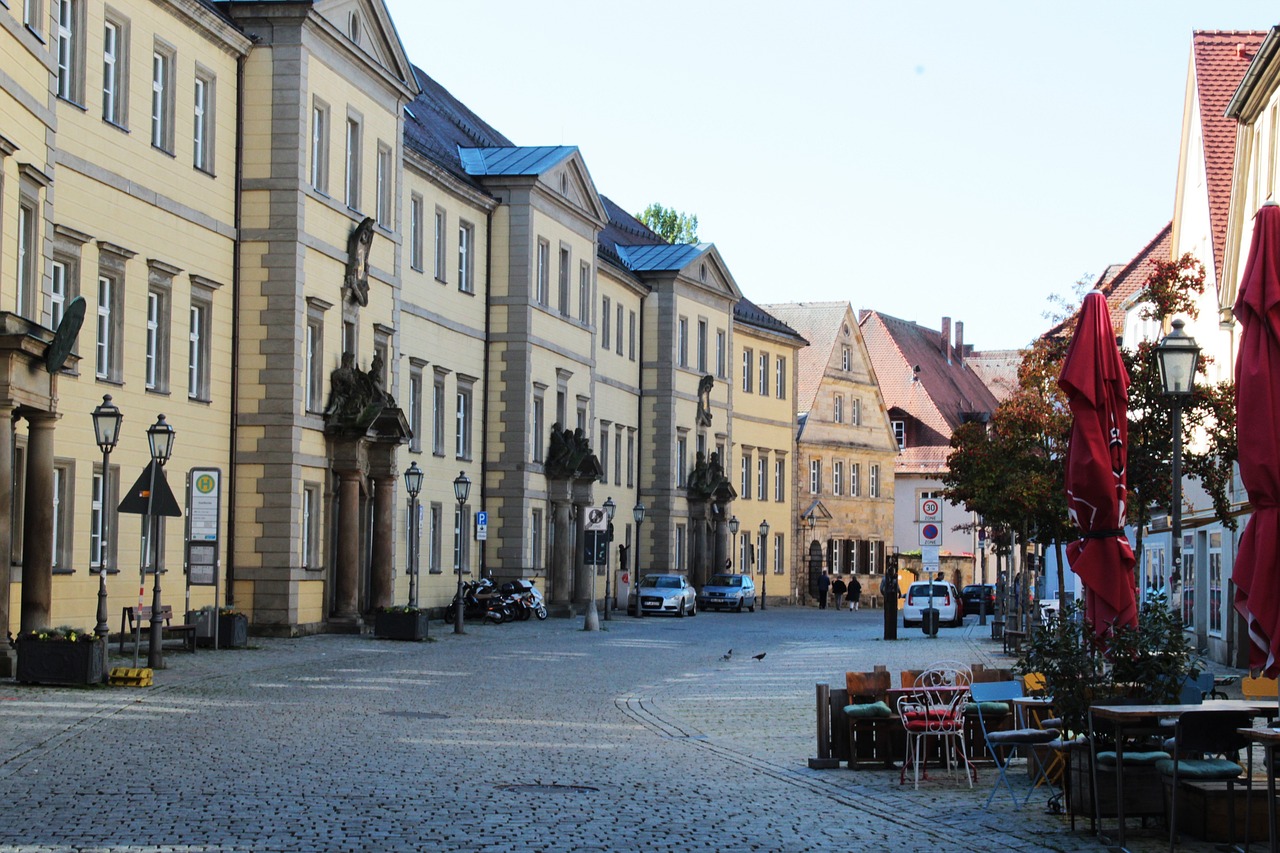 Bayreuth Innenstadt Historisch Alte Gebäude Geschichte Fußgängerzone