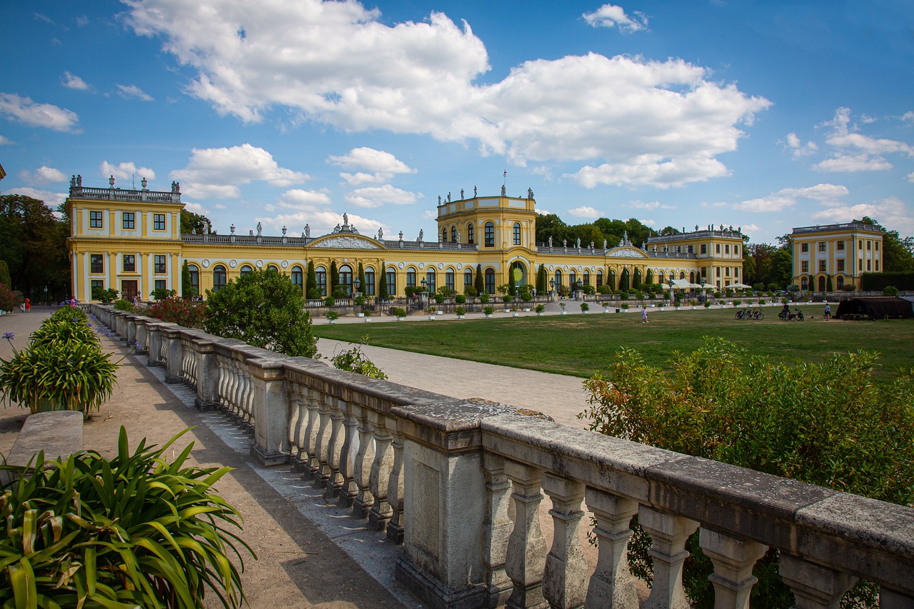 Kassel, Karlsaue, Staatspark, Historische Alte Gebäude, Architektur