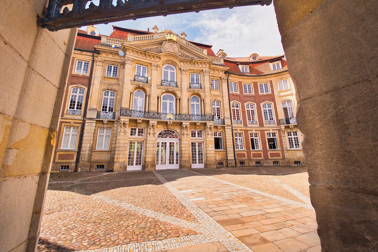 Münster Innenstadt Schloss Architektur Historisch Monument