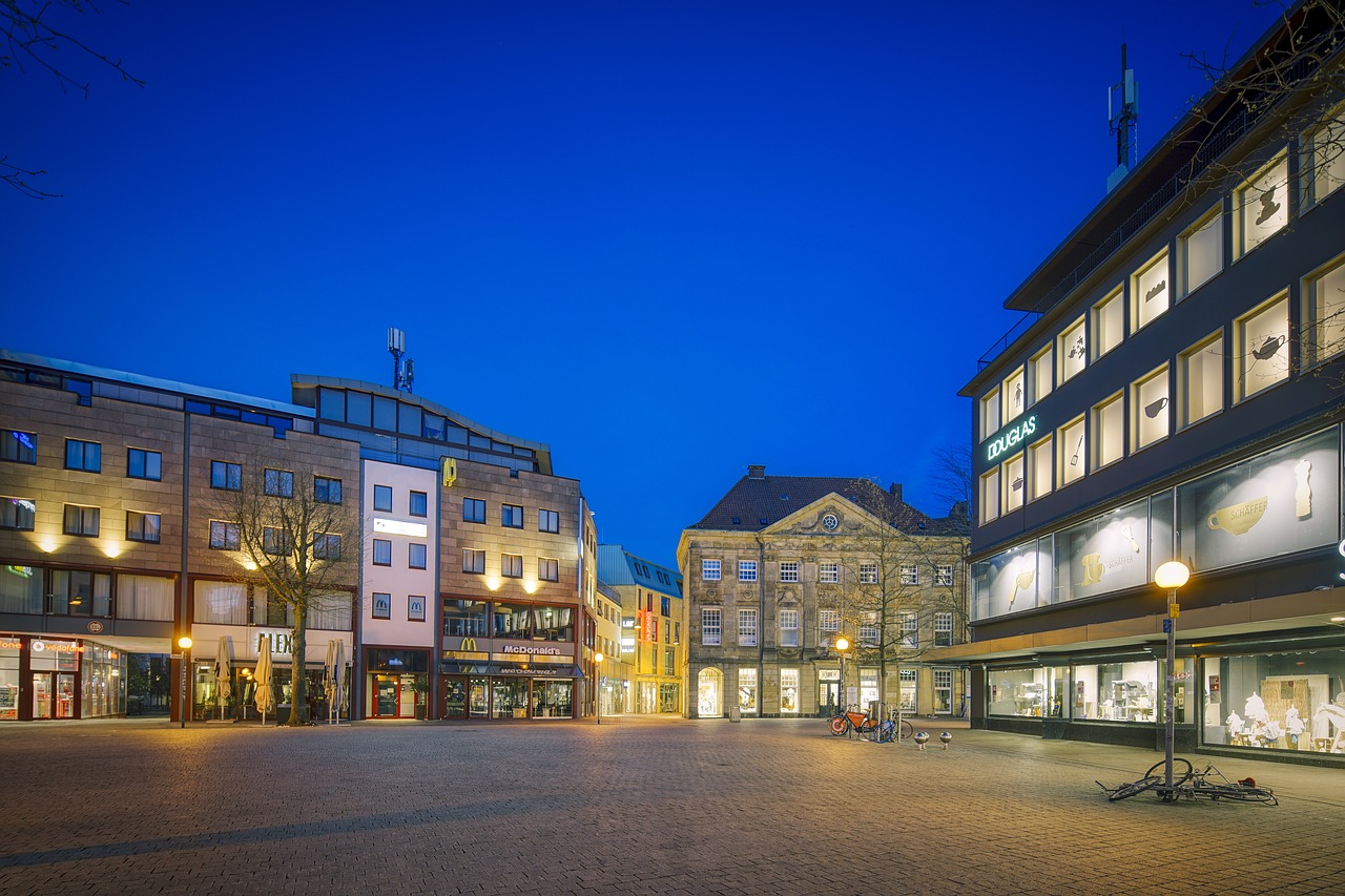 Nikolaiort, Osnabrück, Deutschland, Innenstadt, Gebäude, Modern, Architektur